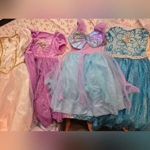 4 Disney Princess Costumes 4t